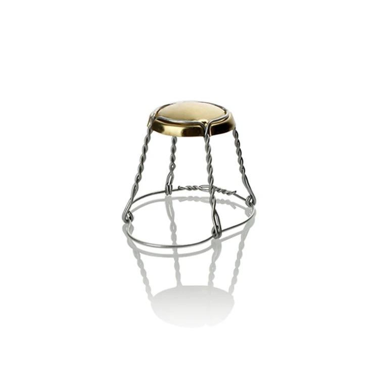 Custom Champagne Cork Wirehood Wire Cage