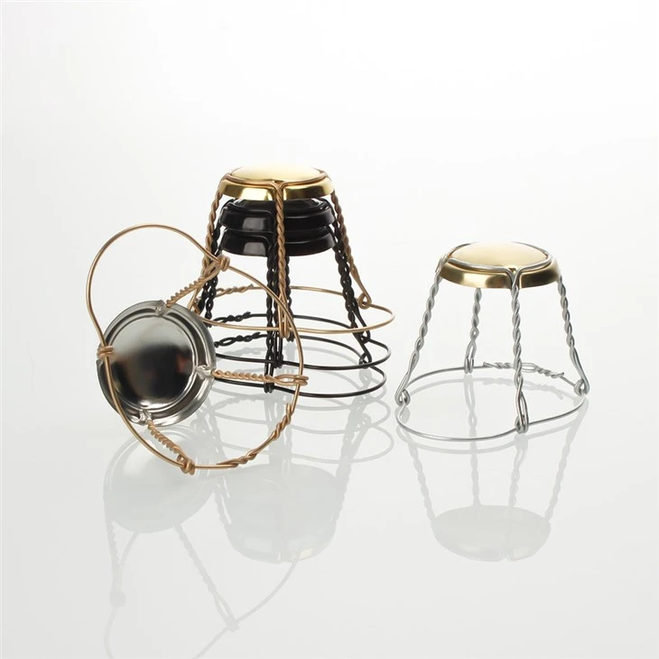 Custom Champagne Cork Wirehood Wire Cage