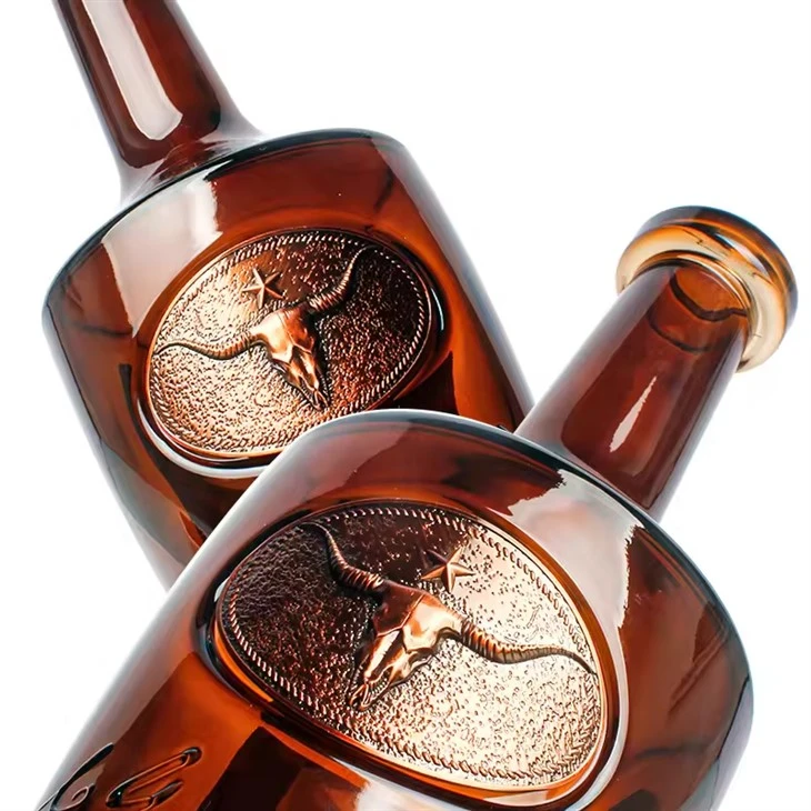 Self Adhesive Bright Gold Embossed Curved Metal Stickers Liquor Wine Perfume Bottle Aluminum Labels